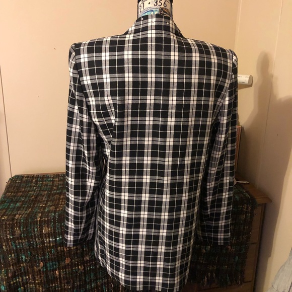 Vintage 1980’s Criscione NY Plaid Blazer - Picture 2 of 14